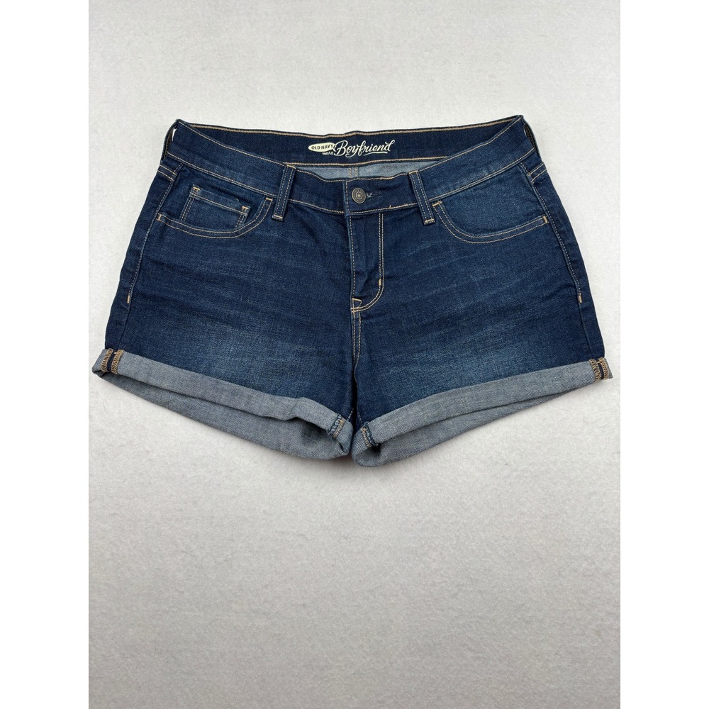Old Navy Boyfriend Denim Shorts Womens 6 Cuffed Classic